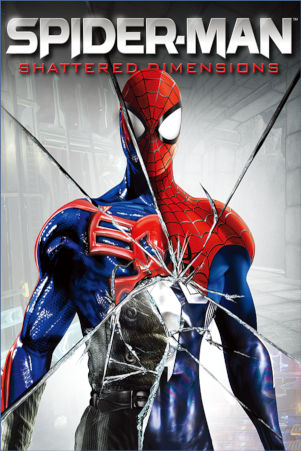 spiderman shattered dimensions clean cover art
